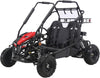 Coleman Powersports GK200 196cc Gas Powered Go-Kart, Two-Seater Off-Road Vehicle Up to 23 MPH, Rugged Suspension, Pull-Start Engine, Ages 13+, Red
