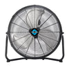 Tornado 20 Inch High Velocity Metal Floor Fan, 3-Speed Powerful Cooling for Industrial, Commercial, and Home Spaces, 120Tilt, 6.0 FT Cord - UL safety Listed, Black